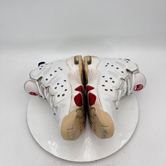 Nike Air Max Barkley Hyperfuse Mid Men Size 8 488119-106 Red Blue White Shoes - Picture 7 of 11